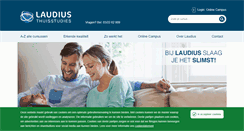Desktop Screenshot of laudius.be