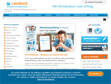 Tablet Screenshot of laudius.at