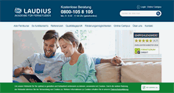 Desktop Screenshot of laudius.de